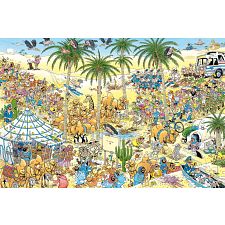 Jan van Haasteren Comic Puzzle - The Oasis (1000 Pieces)