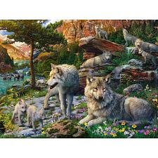 Wolves in Spring (Ravensburger 4005555007197) photo