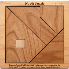 No Fit - Premium Wood Packing Puzzle (Creative Crafthouse 779090733012) photo