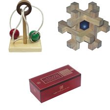 Group Special - a set of 3 Wood Puzzles for VIP (779090734002) photo