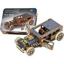 Wooden Mechanical DIY Model: Hot Rod - Limited Edition (Wooden City 5903641494496) photo