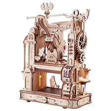 ROKR Wooden Mechanical Gears - Classic Printing Press (6946785119510) photo