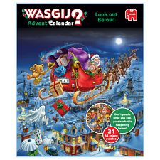 Wasgij Advent Calendar: Look Out Below! - 24 x 54 Piece Puzzles (Jumbo International 8721017602224) photo