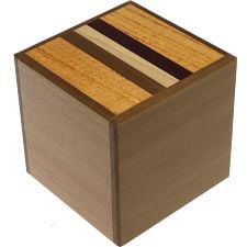 2 Sun Cube 7 Step Natural Wood