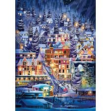 Ski Town - Large Piece