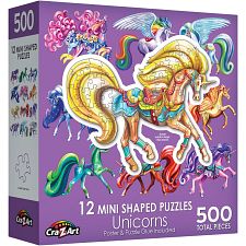 Unicorns - 12 Mini Shaped Puzzles (Cra-Z-Art 4895145423359) photo