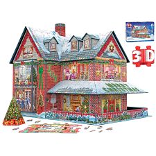 Christmas House - 3D Jigsaw Puzzle (Eurographics 628136658171) photo