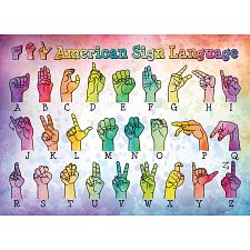 American Sign Language - Large Piece (Cobble Hill 625012451109) photo