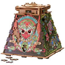 CluePuzzle: Pyramid of the Sun Jigsaw Puzzle Box