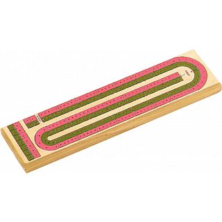 Color 2 Track Cribbage Board