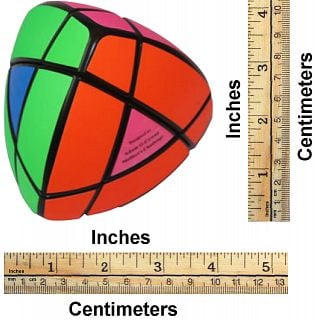 Mefferts Jings Pyraminx Cubesmith Label with Black Body Difficulty 8