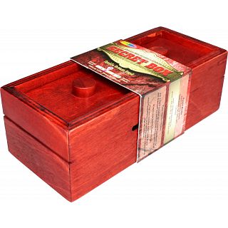 Secret Opening Box - Double Button Bank | Wooden Puzzle Boxes