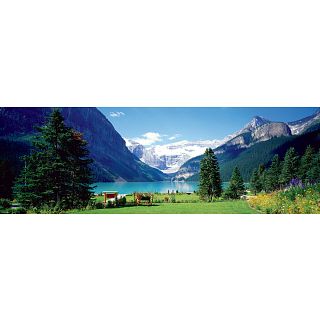 Lake Louise, Canadian Rockies: Panoramic Puzzle