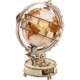 ROKR Wooden Mechanical Gears - Luminous Globe