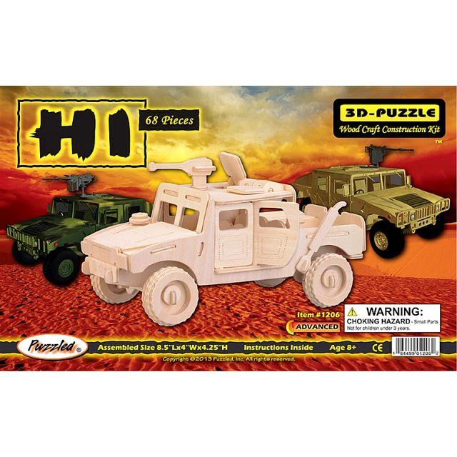 Click to get H1 LR All Terrain Vehicle  3D Wooden Puzzle