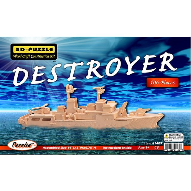 Click to get Destroyer  3D Wooden Puzzle