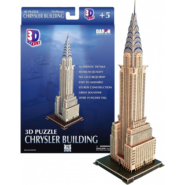 Vermindering buik Klas Chrysler Building - 3D Jigsaw Puzzle | 3D | Puzzle Master Inc