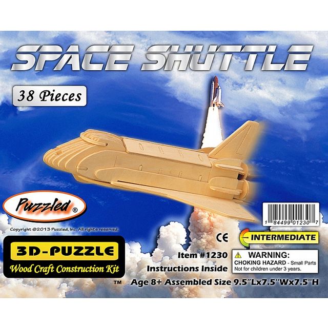 Click to get Space Shuttle  3D Wooden Puzzle