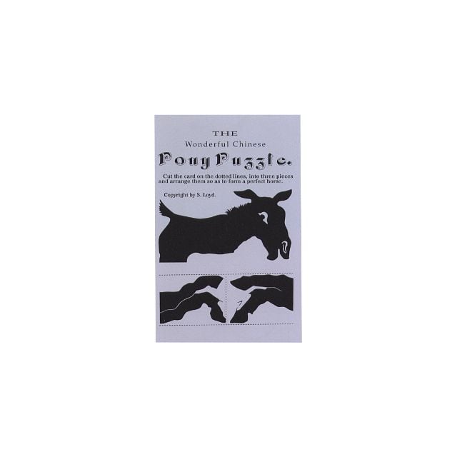 Click to get The Wonderful Chinese Pony Puzzle  Trade Card