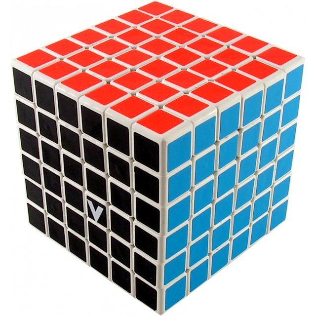 V Cube 6 6x6x6 White V Cube Puzzle Master Inc