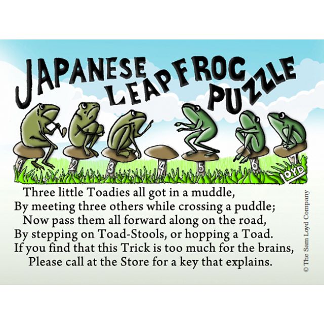 Click to get Japanese Leapfrog Puzzle