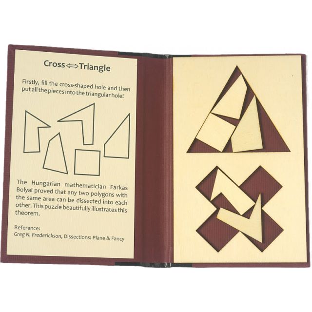 Click to get Puzzle Booklet  Cross to Triangle