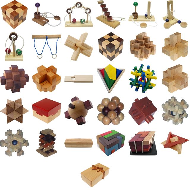 Group Special - a set of 31 wood puzzles