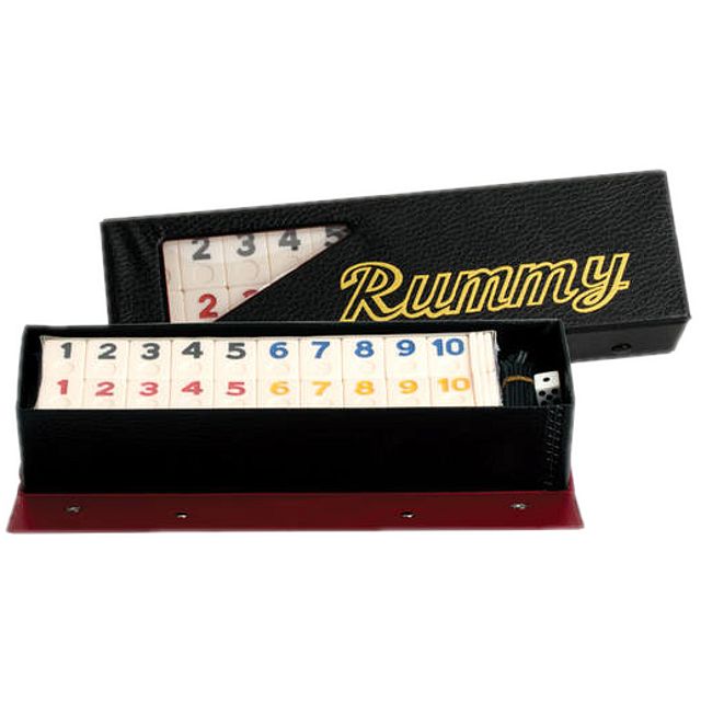 Rummy - Standard Set of 106 in Black Vinyl Case