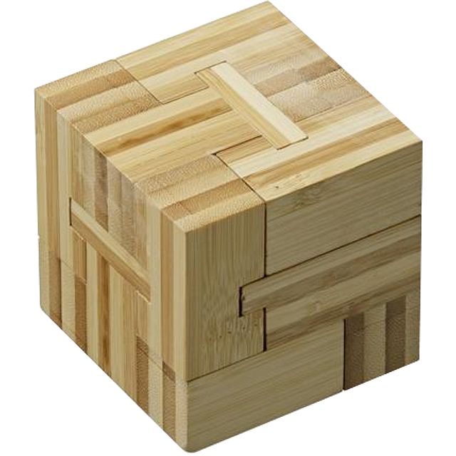 Slide Cube | European Wood Puzzles | Puzzle Master Inc