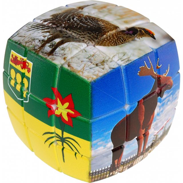 V-CUBE 3 Pillow (3x3x3): Saskatchewan