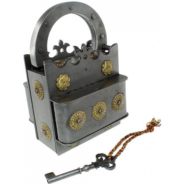 Crown Iron Puzzle Lock, Metal Puzzle Locks