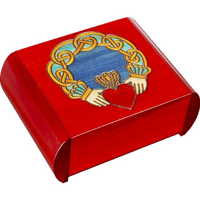 Click to get Claddagh Secret Box  Red