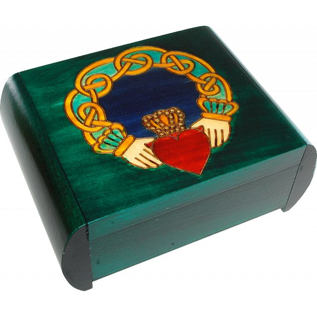 Click to get Claddagh Secret Box  Green