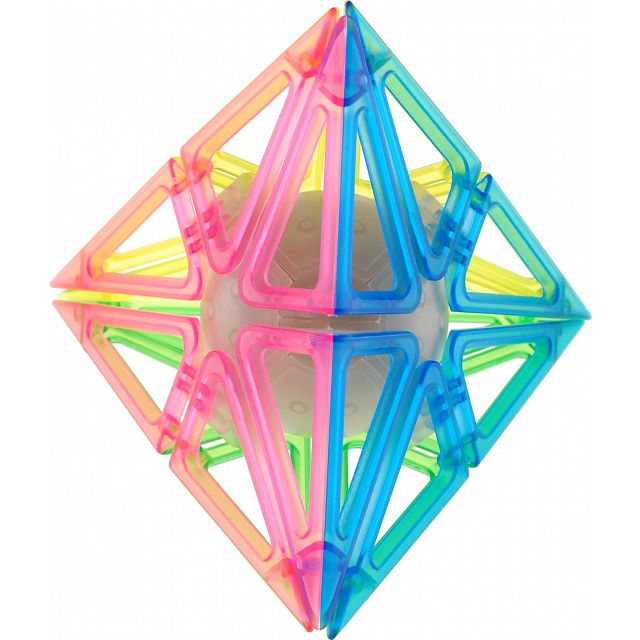 Click to get Frame Pyraminx  4 Color Transparent GlowintheDark