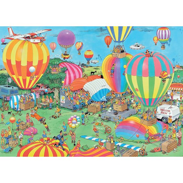 Click to get Jan van Haasteren Comic Puzzle  The Balloon Festival