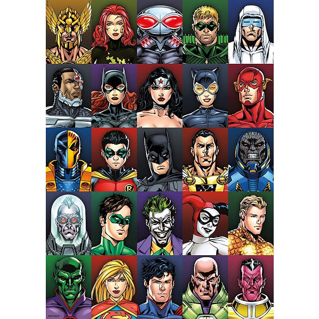 DC Comics Faces