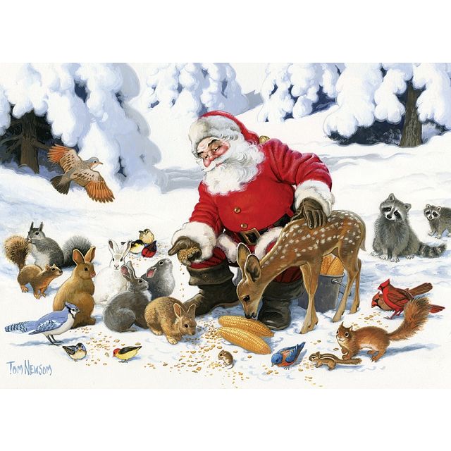 Santa Claus And Friends - Family Pieces Puzzle