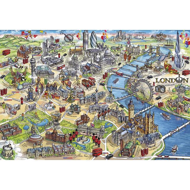 Click to get London Landmarks  500 Pieces