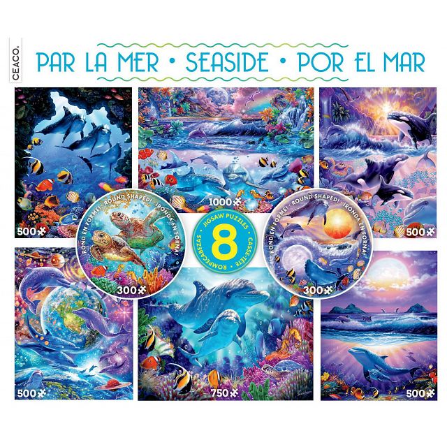 Click to get 8 in 1 MultiPiece Puzzle Set  Seaside