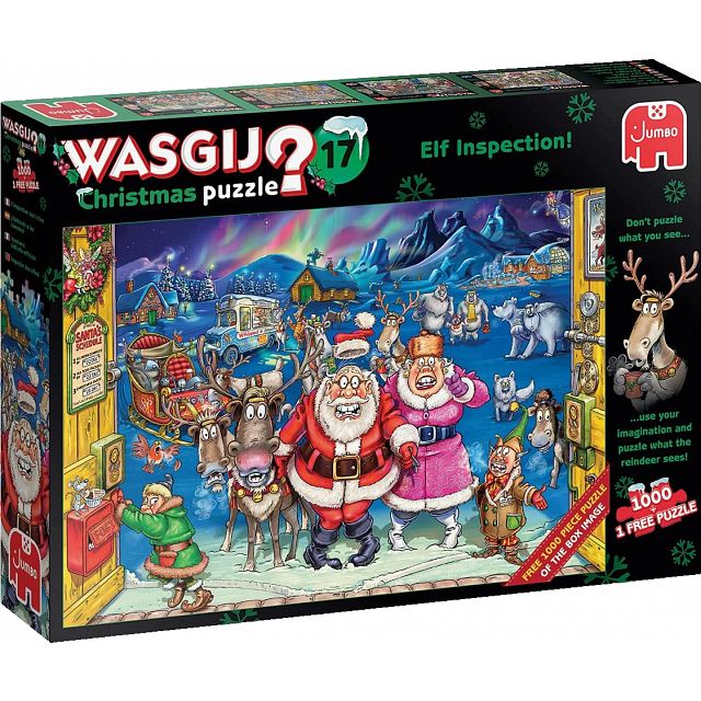 Click to get Wasgij Christmas 17  Elf Inspection 2 x 1000 pc puzzles