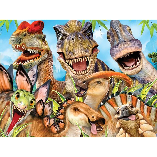 Click to get Dinosaur Selfie  Howard Robinson  3D Lenticular Jigsaw