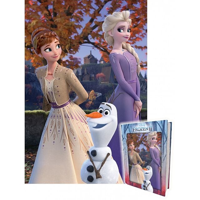 Disney Frozen II - 3D Lenticular Jigsaw in Tin Book Package
