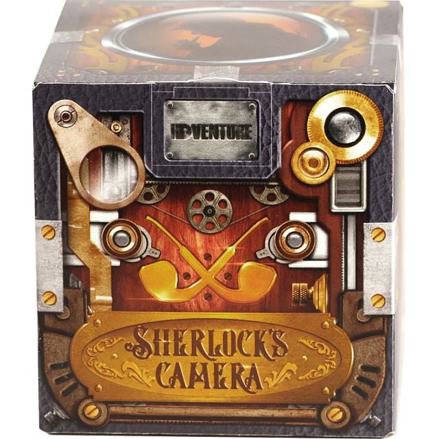 Cluebox Pro: Sherlock's Camera - Escape Room in a box, Wooden Puzzle Boxes