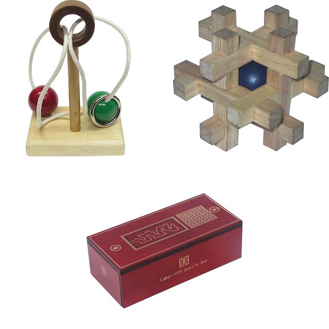 Group Special - a set of 3 Wood Puzzles for VIP