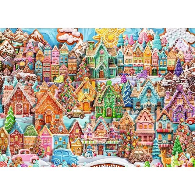 Christmas Cookie Village