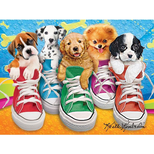 Sneaky Pups 2 - Large Piece - Kodak Premium Puzzles