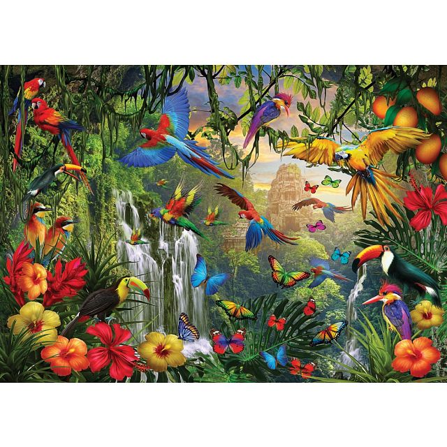 Tropical Bird Paradise - Large Pieces