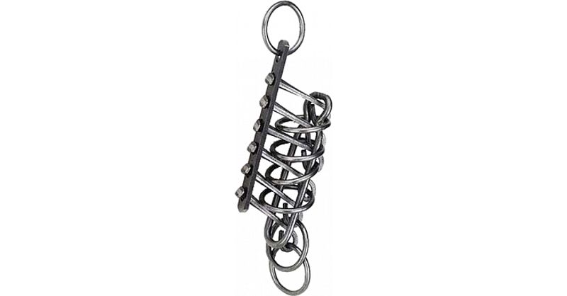 5 Link Patience Metal Brain Teaser Wire Disentanglement Puzzle