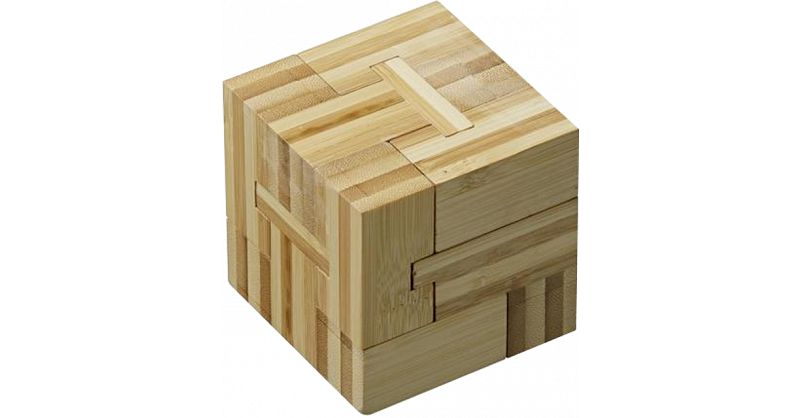 Slide Cube | European Wood Puzzles | Puzzle Master Inc