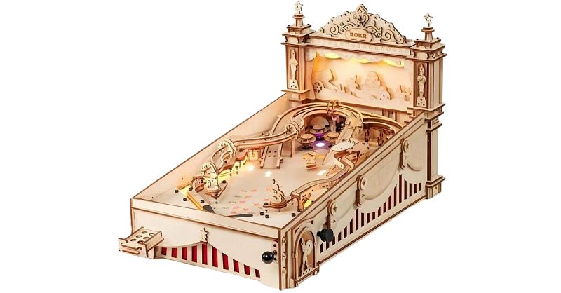 ROKR Wooden Mechanical Models - 3D Pinball | Wooden Models & Kits ...